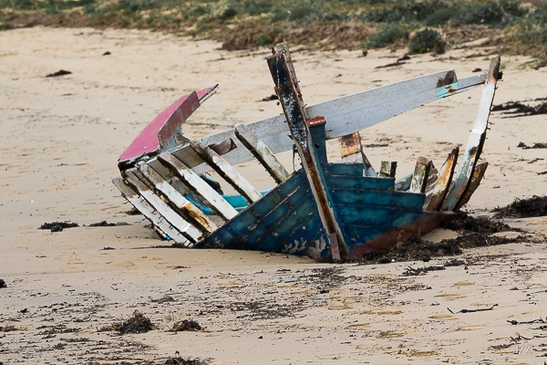 Sur la plage de La Guimorais à St-Coulomb